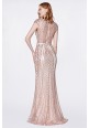 Sequin Embellished Long Gown